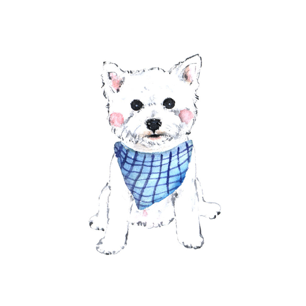 West Highland Terrier 2025 Desk Calendar
